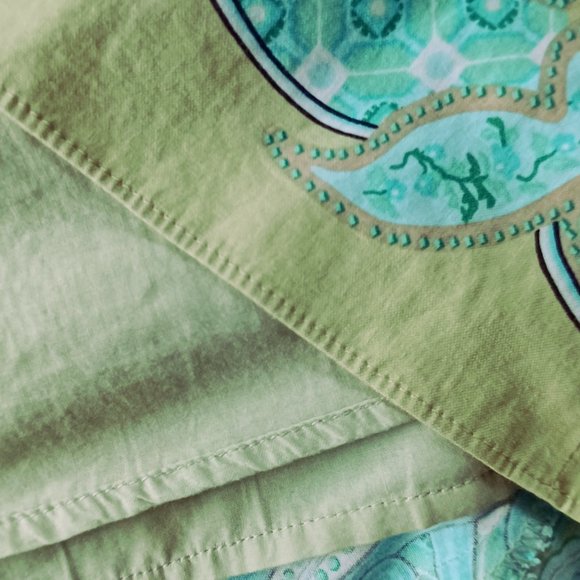 Talbots A-line Pleated Paisley Skirt, size 4 - Picture 3 of 5